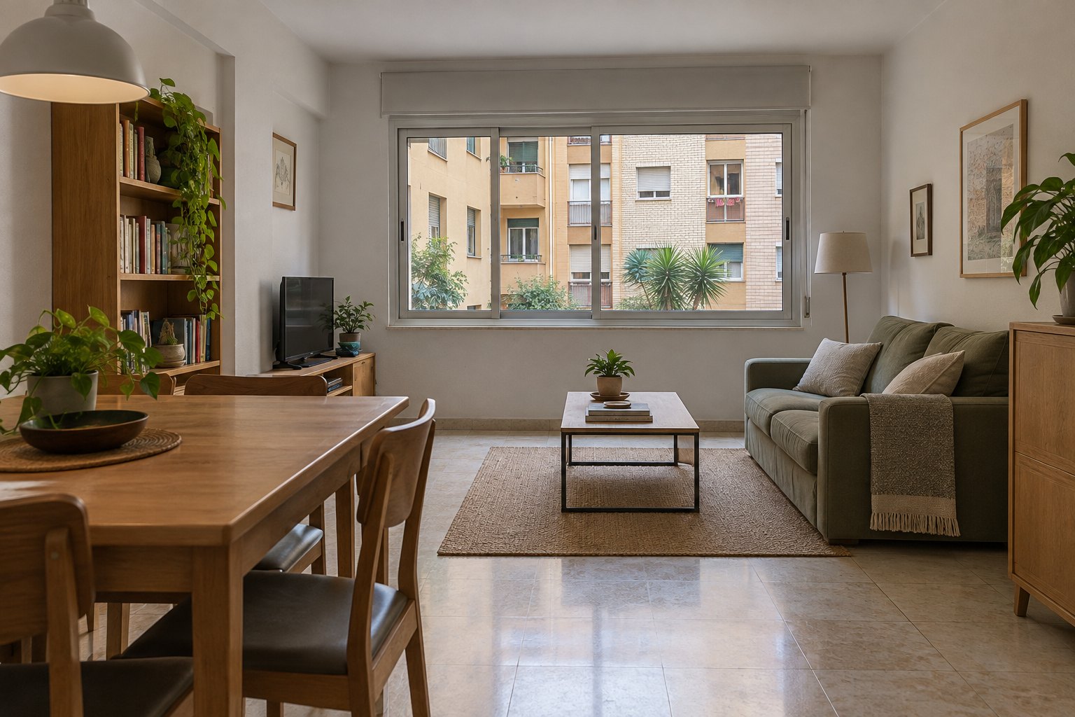 A courtyard in Sants