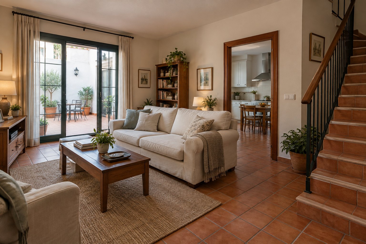 A courtyard home